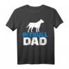 Pitbull Papa T-Shirt für Hundebesitzer und Papas – Klassisch geschnitten, doppelt genähter Saum