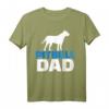 Pitbull Papa T-Shirt für Hundebesitzer und Papas – Klassisch geschnitten, doppelt genähter Saum
