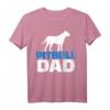 Pitbull Papa T-Shirt für Hundebesitzer und Papas – Klassisch geschnitten, doppelt genähter Saum