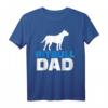 Pitbull Papa T-Shirt für Hundebesitzer und Papas – Klassisch geschnitten, doppelt genähter Saum