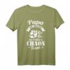 Papa von Zwillingen T-Shirt - Lustiges Vater Geschenk & Chaos Team Outfit für Zwillingsväter