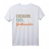 Herren Ehemann Papa Grillmeister Held T-Shirt – Lustiges Outdoor Geschenk für Männer