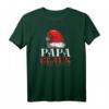 Weihnachten Familie Weihnachtsoutfit Papa Claus T-Shirt mit Weihnachtsmann Mütze – Witziges Weihnachtsgeschenk für Vater, Ehemann & die ganze Familie