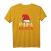 Weihnachten Familie Weihnachtsoutfit Papa Claus T-Shirt mit Weihnachtsmann Mütze – Witziges Weihnachtsgeschenk für Vater, Ehemann & die ganze Familie