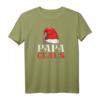 Weihnachten Familie Weihnachtsoutfit Papa Claus T-Shirt mit Weihnachtsmann Mütze – Witziges Weihnachtsgeschenk für Vater, Ehemann & die ganze Familie