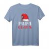 Weihnachten Familie Weihnachtsoutfit Papa Claus T-Shirt mit Weihnachtsmann Mütze – Witziges Weihnachtsgeschenk für Vater, Ehemann & die ganze Familie
