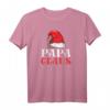 Weihnachten Familie Weihnachtsoutfit Papa Claus T-Shirt mit Weihnachtsmann Mütze – Witziges Weihnachtsgeschenk für Vater, Ehemann & die ganze Familie