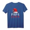 Weihnachten Familie Weihnachtsoutfit Papa Claus T-Shirt mit Weihnachtsmann Mütze – Witziges Weihnachtsgeschenk für Vater, Ehemann & die ganze Familie