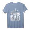 The Walking Dad 2022 Vater Tochter Partnerlook T-Shirt – Lustiges Papa-Shirt für Männertag, Geburtstag & Schwangerschaftsgeschenk