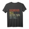 Dachdecker Papa T-Shirt mit Spruch - Bester Papa der Welt, perfekt zum Vatertag & Geburtstag für Dachdecker Väter