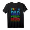Autisten Papa Vater Welt Autismus Tag Autism Dad T-Shirt – Unterstützung & Awareness für autistische Kinder & Eltern