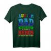 Autisten Papa Vater Welt Autismus Tag Autism Dad T-Shirt – Unterstützung & Awareness für autistische Kinder & Eltern
