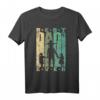 Herren Papa von drei Mädchen Vatertag Retro Vater T-Shirt - Klassisch geschnitten, doppelt genähter Saum