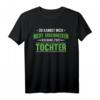 Papa Vater Ich habe zwei Töchter Fun Spruch Lustiges T-Shirt – Originelles Geschenk für Papa zum Vatertag oder Geburtstag