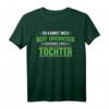Papa Vater Ich habe zwei Töchter Fun Spruch Lustiges T-Shirt – Originelles Geschenk für Papa zum Vatertag oder Geburtstag