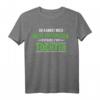 Papa Vater Ich habe zwei Töchter Fun Spruch Lustiges T-Shirt – Originelles Geschenk für Papa zum Vatertag oder Geburtstag