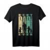 Best Dad Ever Vater T-Shirt mit 3 Kindern - Vintage & Retro Look, ideales Geschenk zur Babyparty, Schwangerschaft & Vatertag für Familienväter
