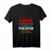 Ich bin Stolzer Papa Tochter Herren T-Shirt – Lustiges Geschenk für Väter zum Geburtstag, Weihnachten & Vatertag