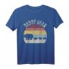 Vintage Retro Daddy Bär mit 3 Jungen Papa T-Shirt – Perfekt für Tierliebhaber und Retro-Fans zum HapDog