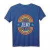 Bester Jens der Welt - Lustiges personalisiertes Jens Namen T-Shirt im Vintage Look, perfekt für Geburtstage, Vatertag & Weihnachten