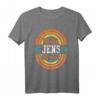 Bester Jens der Welt - Lustiges personalisiertes Jens Namen T-Shirt im Vintage Look, perfekt für Geburtstage, Vatertag & Weihnachten