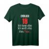 Lustiges 18. Geburtstag T-Shirt - Endlich 18 - Ich kann alles - Ich weiß alles - Ähm Papa... Geschenk für Sohn oder Tochter
