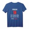 Lustiges 18. Geburtstag T-Shirt - Endlich 18 - Ich kann alles - Ich weiß alles - Ähm Papa... Geschenk für Sohn oder Tochter