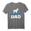 Herren Labrador Papa T-Shirt - Klassisch geschnitten, perfekt für Hundebesitzer und Väter