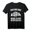 Papa und Sohn Partnerlook T-Shirt - Cooles Geschenk für Vater und Kind zu Vatertag, Geburtstag & Weihnachten