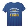 Nicht erschrecken Papa Mama vier 4 Kindern lustiges Spruch T-Shirt - Perfektes Geschenk für Eltern zu Vatertag, Muttertag & Weihnachten