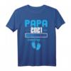 Papa 2021 loading - Werdende Vater Eltern Geschenk T-Shirt für Schwangerschaftsankündigung, Vatertag & Geburtstag