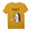 Husky Dad Hunde Papa Herrchen T-Shirt – Perfektes Geschenk für Hundeliebhaber, Väter & Husky-Fans zu Geburtstag, Weihnachten & Vatertag