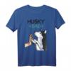 Husky Dad Hunde Papa Herrchen T-Shirt – Perfektes Geschenk für Hundeliebhaber, Väter & Husky-Fans zu Geburtstag, Weihnachten & Vatertag
