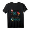 Kinder Happy 30th Birthday Daddy T-Shirt – Perfektes Outfit für Sohn, Tochter & Baby zum 30. Geburtstag mit Cupcake & Luftballons