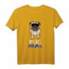 Herren Mops Papa mit Sonnenbrille T-Shirt – Lustiges Hundegeschenk für Männer, Vatertag & Geburtstag