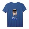 Herren Mops Papa mit Sonnenbrille T-Shirt – Lustiges Hundegeschenk für Männer, Vatertag & Geburtstag