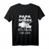 Papa und Sohn Beste Freunde fürs Leben T-Shirt - Lustiges Partnerlook Geschenk zum Geburtstag & Vatertag
