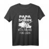 Papa und Sohn Beste Freunde fürs Leben T-Shirt - Lustiges Partnerlook Geschenk zum Geburtstag & Vatertag
