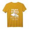 Papa und Sohn Beste Freunde fürs Leben T-Shirt - Lustiges Partnerlook Geschenk zum Geburtstag & Vatertag