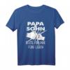 Papa und Sohn Beste Freunde fürs Leben T-Shirt - Lustiges Partnerlook Geschenk zum Geburtstag & Vatertag