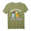 Mein erster Vatertag T-Shirt – Lustiges Vatertagsgeschenk für frischgebackene Papas, Vater, Bruder, Sohn oder Freund
