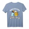 Mein erster Vatertag T-Shirt – Lustiges Vatertagsgeschenk für frischgebackene Papas, Vater, Bruder, Sohn oder Freund