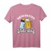 Mein erster Vatertag T-Shirt – Lustiges Vatertagsgeschenk für frischgebackene Papas, Vater, Bruder, Sohn oder Freund