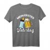 Mein erster Vatertag T-Shirt – Lustiges Vatertagsgeschenk für frischgebackene Papas, Vater, Bruder, Sohn oder Freund