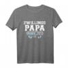 Zwillinge Papa 2021 lädt T-Shirt – Perfektes Geschenk für werdende Zwillingseltern und frischgebackene Eltern