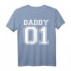 Daddy 01 Papa Vater Sohn Partnerlook Geschenk T-Shirt - Perfektes Familien-Matching für Geburtstag, Vatertag & Weihnachten