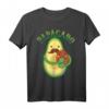 Papacado Veganer Papa Vatertag Obst Avocadoliebhaber Papa T-Shirt - Perfektes Geschenk für Vegane, Vegetarische Eltern und Avocado-Fans