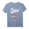 Papa Hoch 3 Kinder Vatertag T-Shirt – Geschenk für werdende Väter mit Drillingen oder drittem Kind