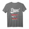 Papa Hoch 3 Kinder Vatertag T-Shirt – Geschenk für werdende Väter mit Drillingen oder drittem Kind