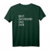Best Dachshund Dad Ever Teckel Dackel Papa T-Shirt – Lustiges Geschenk für Hundeliebhaber, Hundepapas & Züchter zum Welthundetag & Vatertag